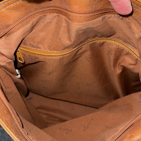 Lavive Made In Colombia Brown Leather Shoulder Bag - Picture 6 of 9